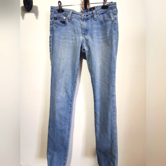 AG Adriano Goldschmied The Legging Super Skinny Light Wash Jeans Size 28R - Picture 1 of 6
